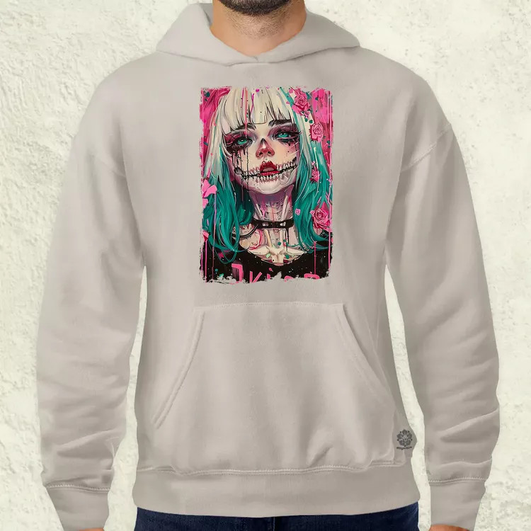Anime koponya lány v1 férfi pulóver