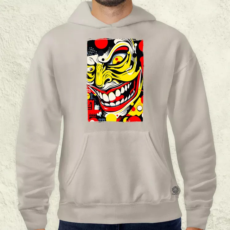 Pop art maszk v1 férfi pulóver
