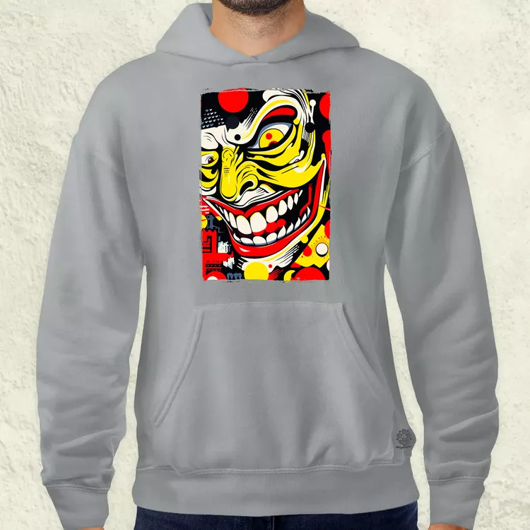 Pop art maszk v1 férfi pulóver