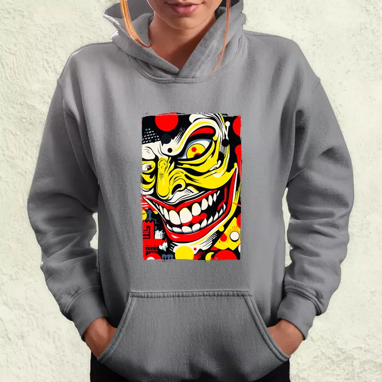 Pop art maszk v1 női pulóver