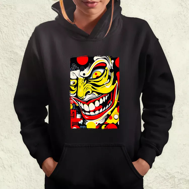Pop art maszk v1 női pulóver