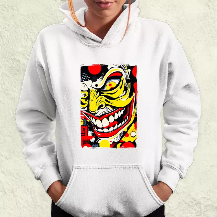 Pop art maszk v1 női pulóver