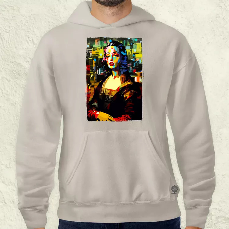 Pop art Mona Lisa v1 férfi pulóver