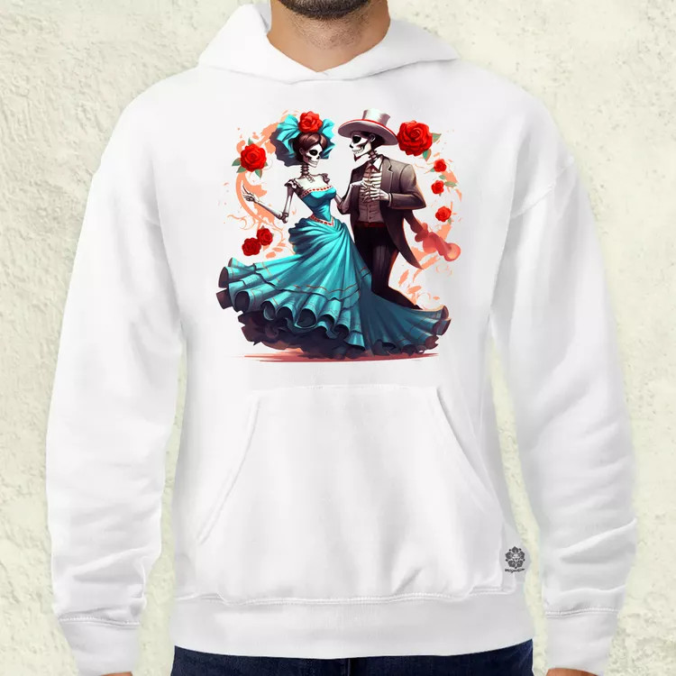 Día de los Muertos v1 férfi pulóver