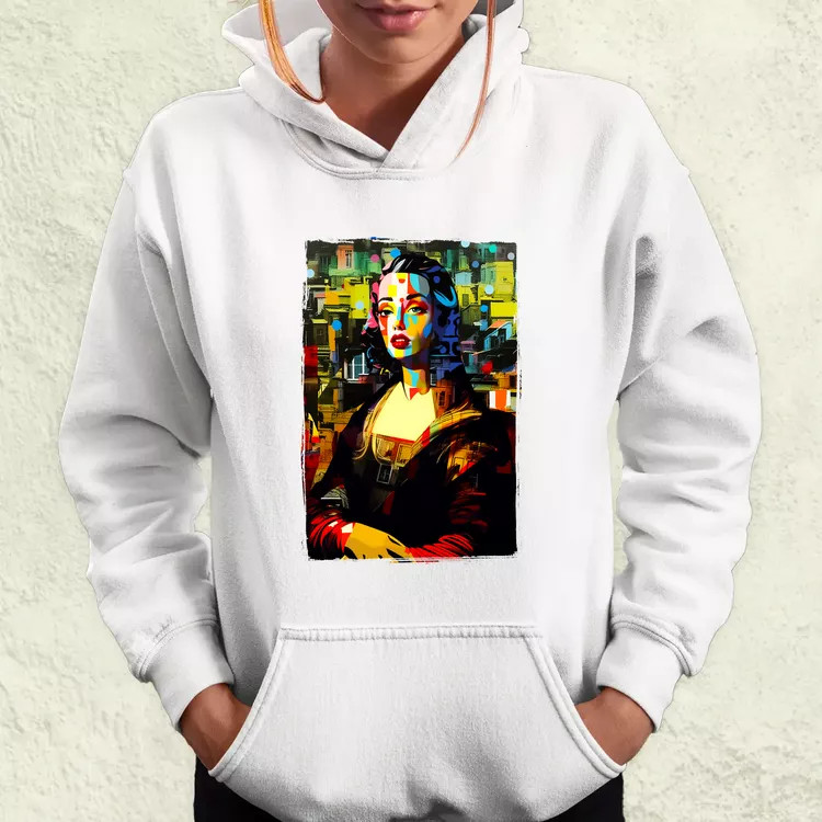 Pop art Mona Lisa v1 női pulóver