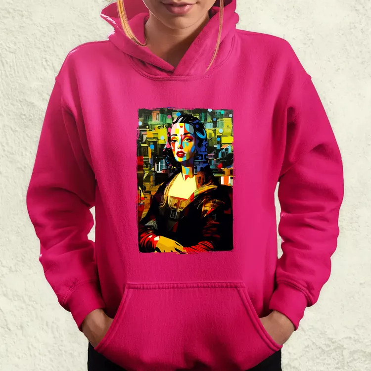 Pop art Mona Lisa v1 női pulóver