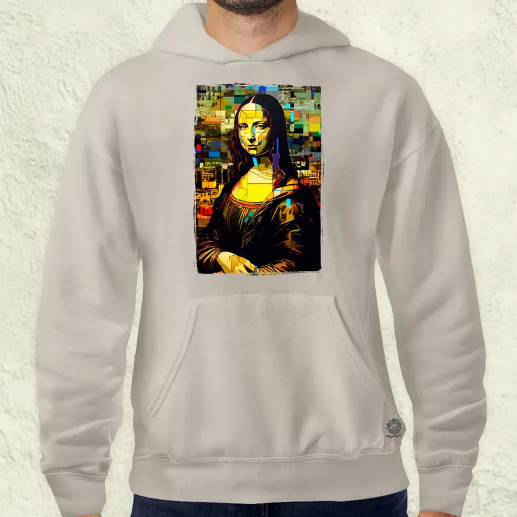 Pop art Mona Lisa v3 férfi pulóver