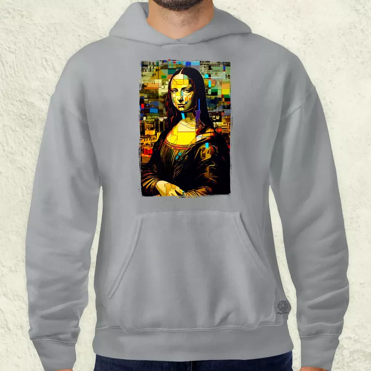 Pop art Mona Lisa v3 férfi pulóver