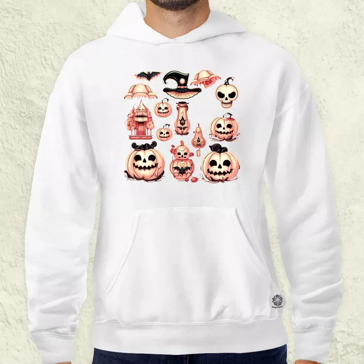 Halloween matricák v1 férfi pulóver