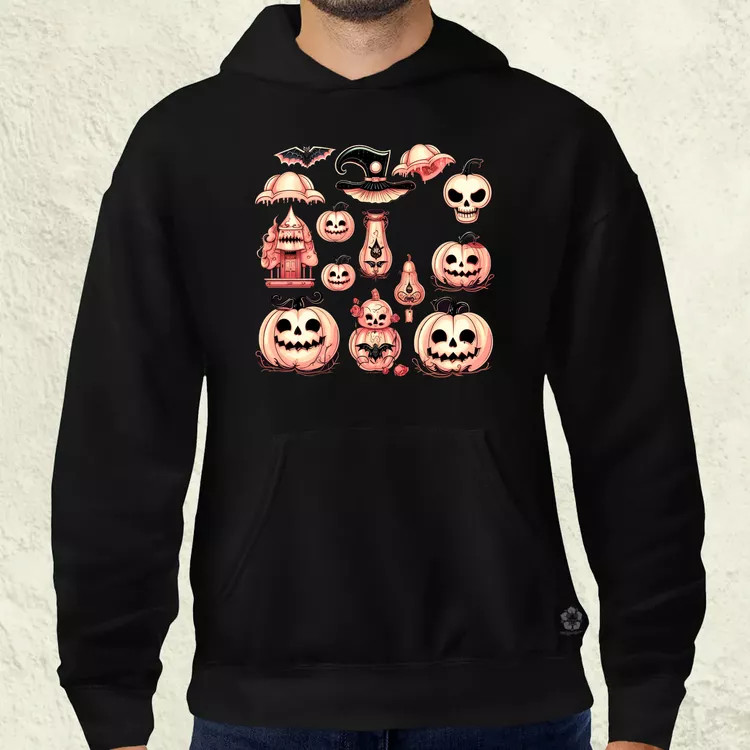Halloween matricák v1 férfi pulóver