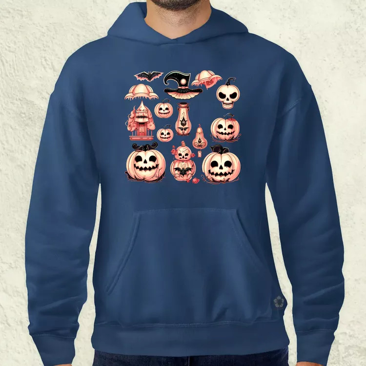 Halloween matricák v1 férfi pulóver