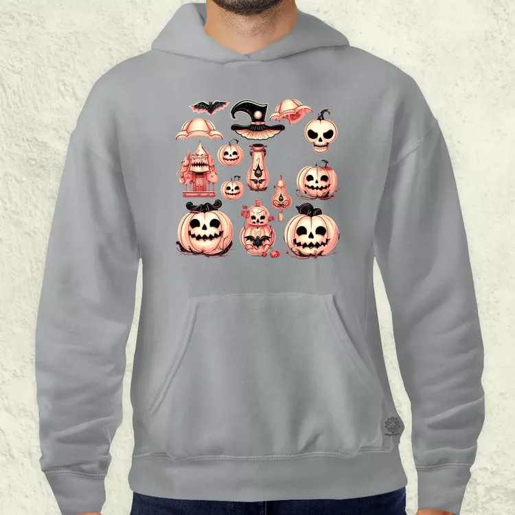 Halloween matricák v1 férfi pulóver