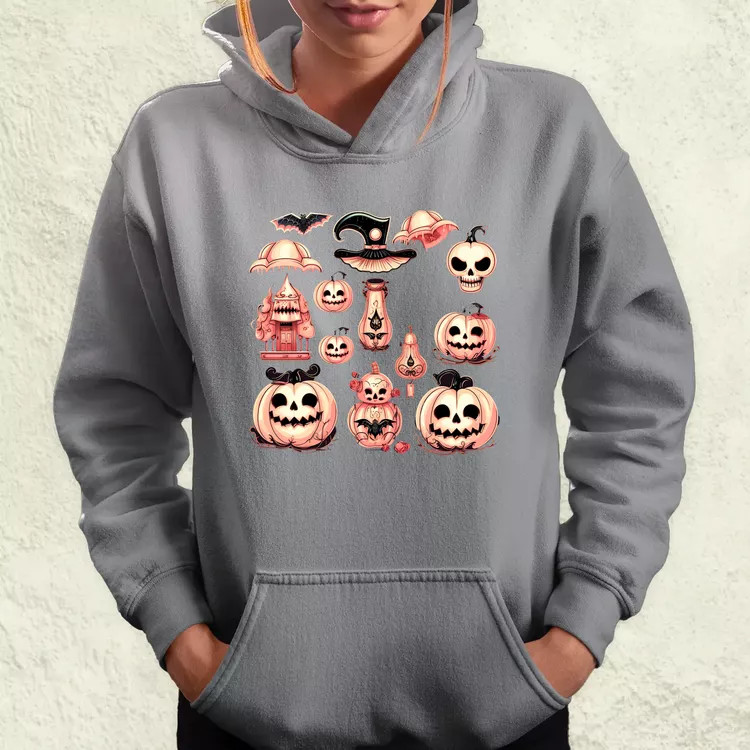Halloween matricák v1 női pulóver