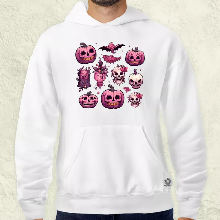 Halloween matricák v2 férfi pulóver