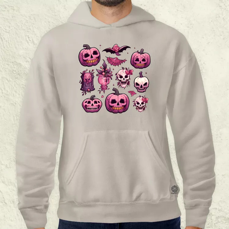 Halloween matricák v2 férfi pulóver