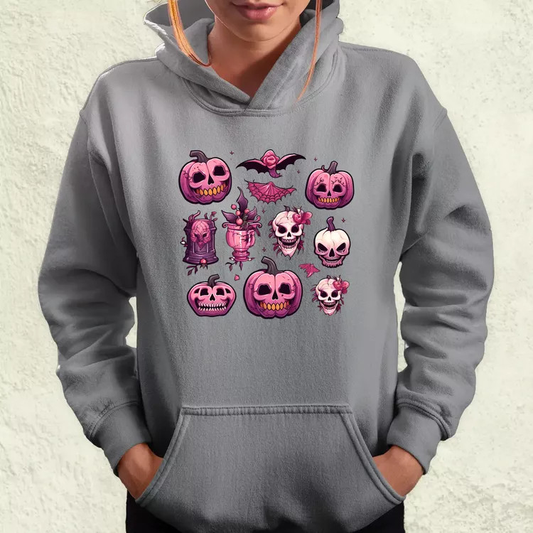Halloween matricák v2 női pulóver