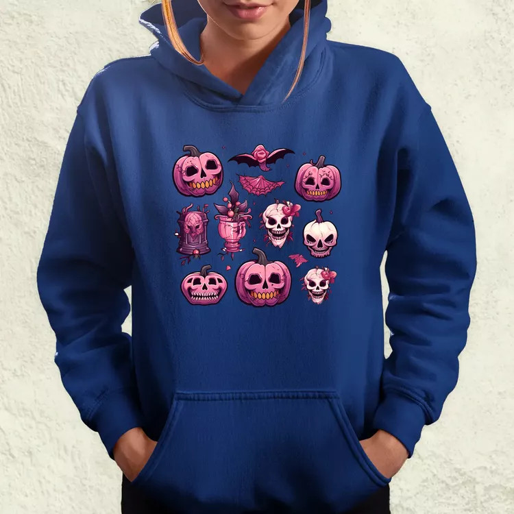 Halloween matricák v2 női pulóver