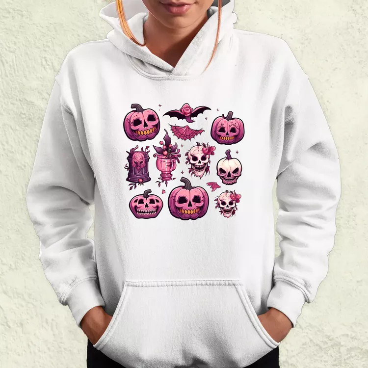 Halloween matricák v2 női pulóver