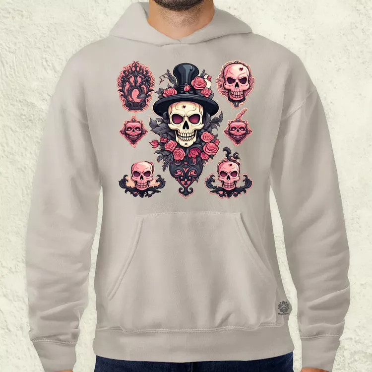 Halloween matricák v7 férfi pulóver