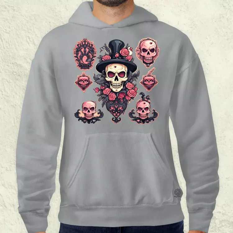 Halloween matricák v7 férfi pulóver