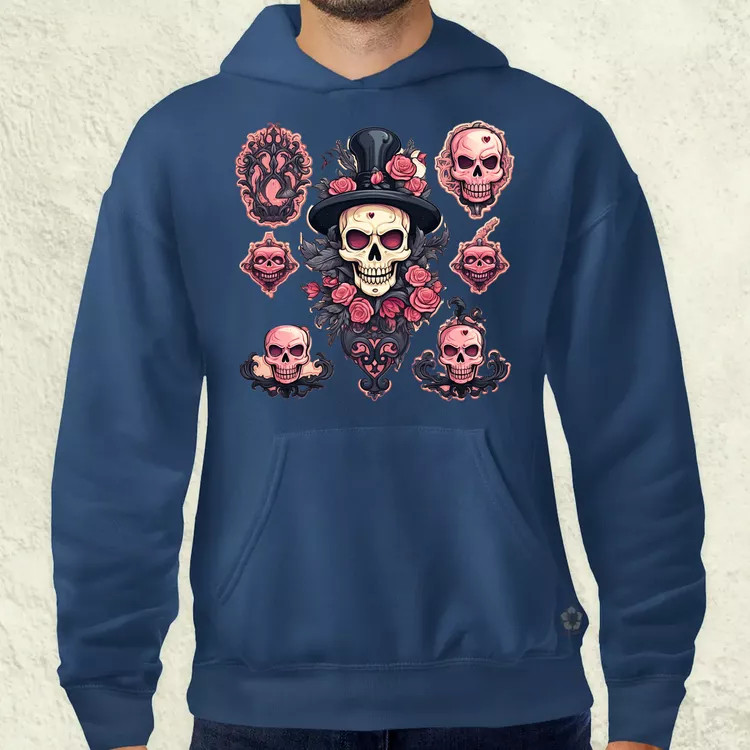 Halloween matricák v7 férfi pulóver