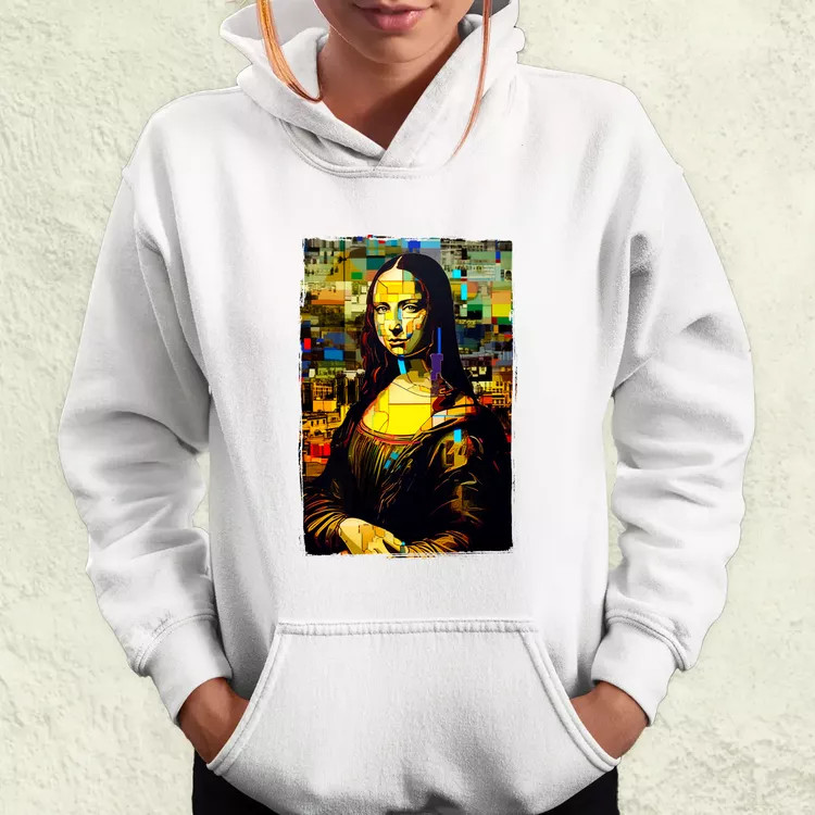 Pop art Mona Lisa v3 női pulóver