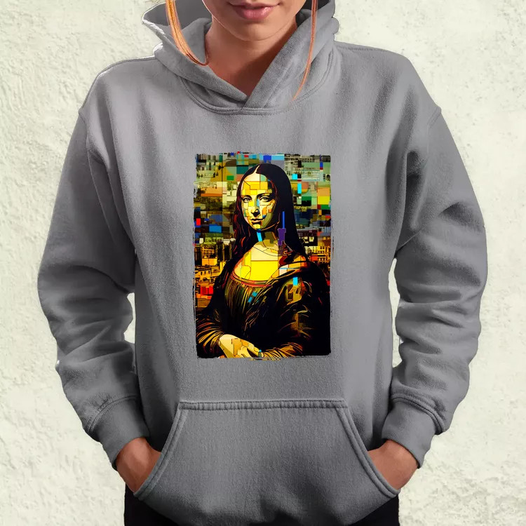 Pop art Mona Lisa v3 női pulóver