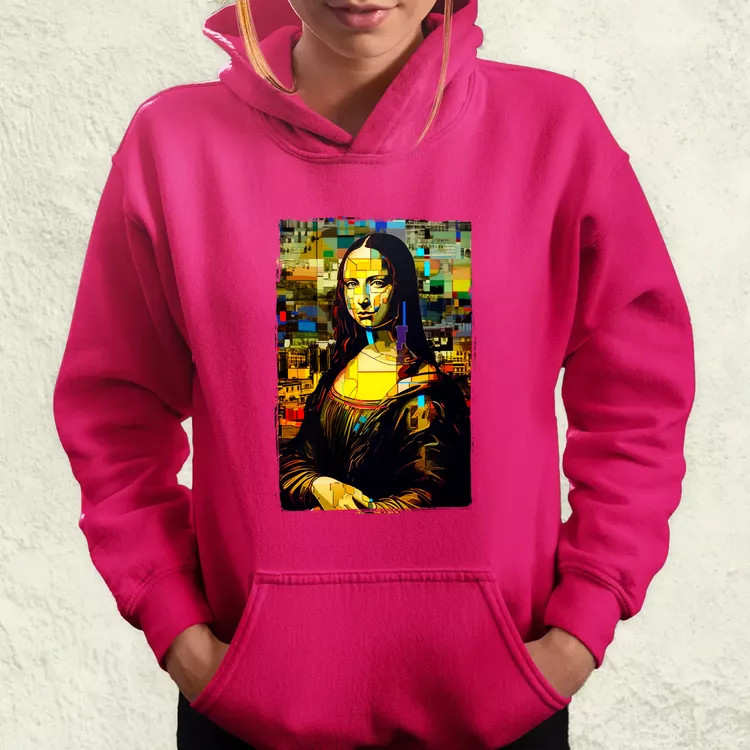 Pop art Mona Lisa v3 női pulóver