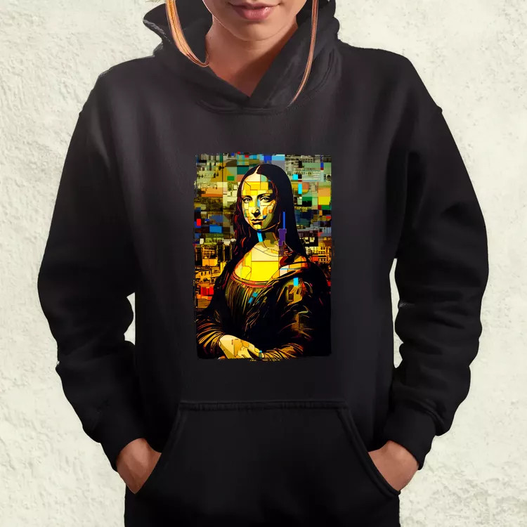 Pop art Mona Lisa v3 női pulóver