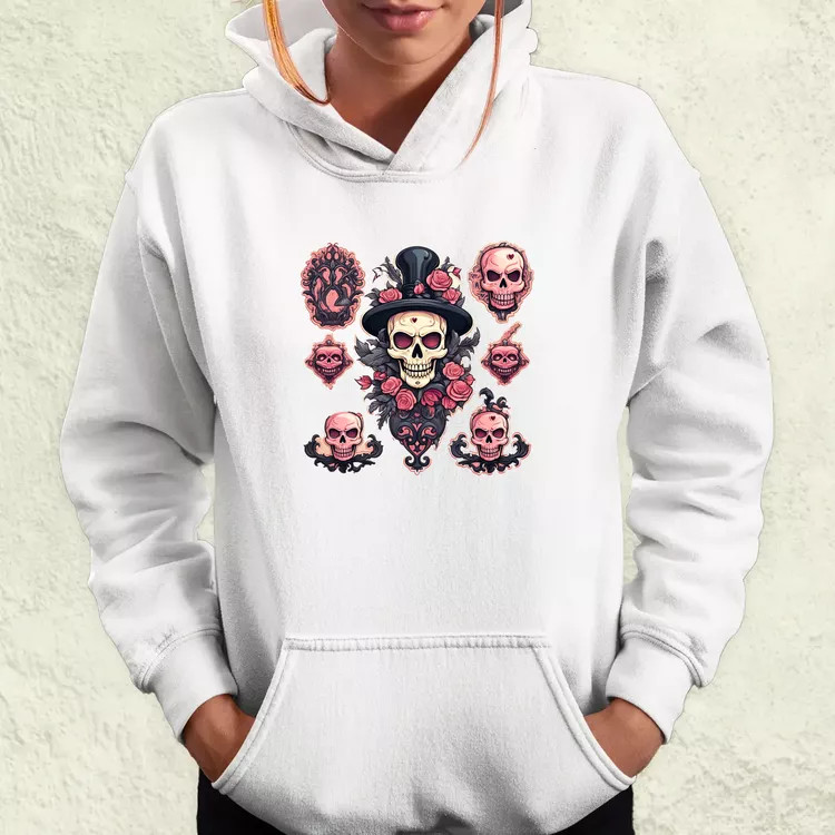 Halloween matricák v7 női pulóver