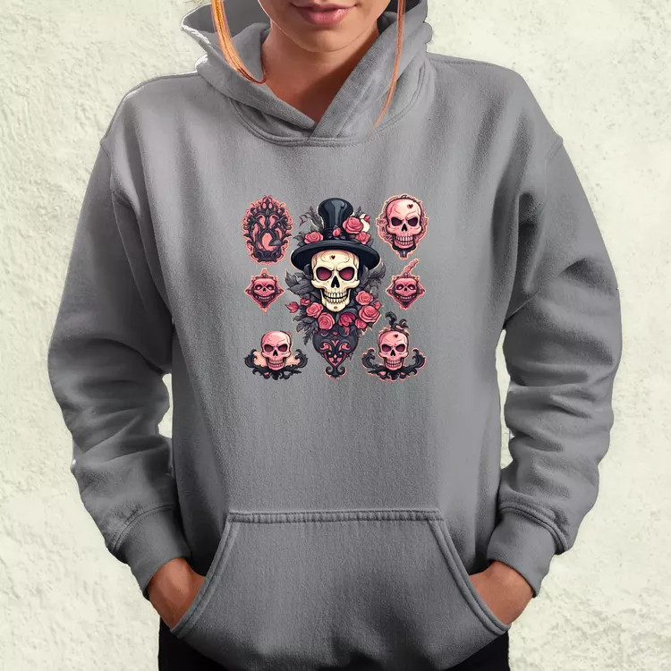 Halloween matricák v7 női pulóver