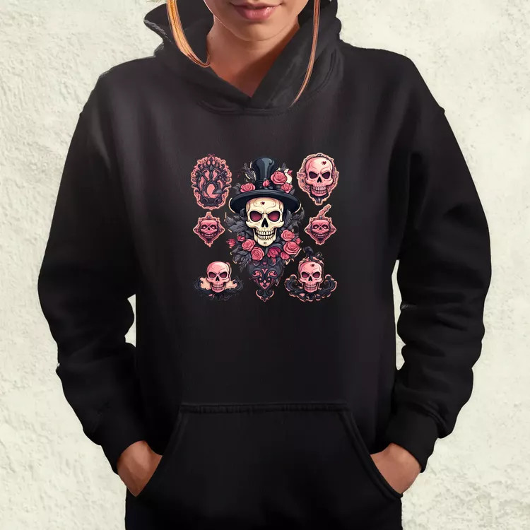 Halloween matricák v7 női pulóver