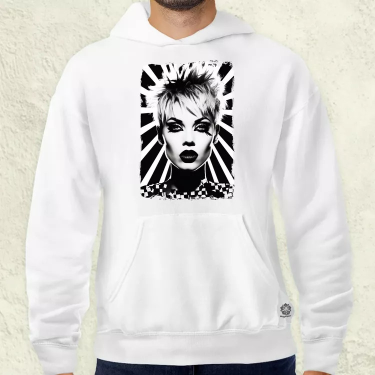 Pop art punk portré v1 férfi pulóver