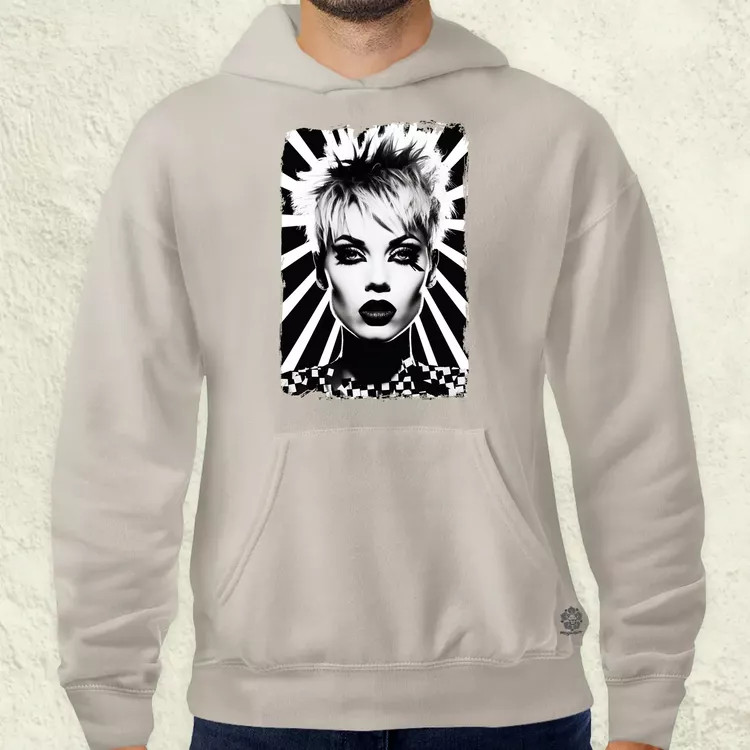 Pop art punk portré v1 férfi pulóver