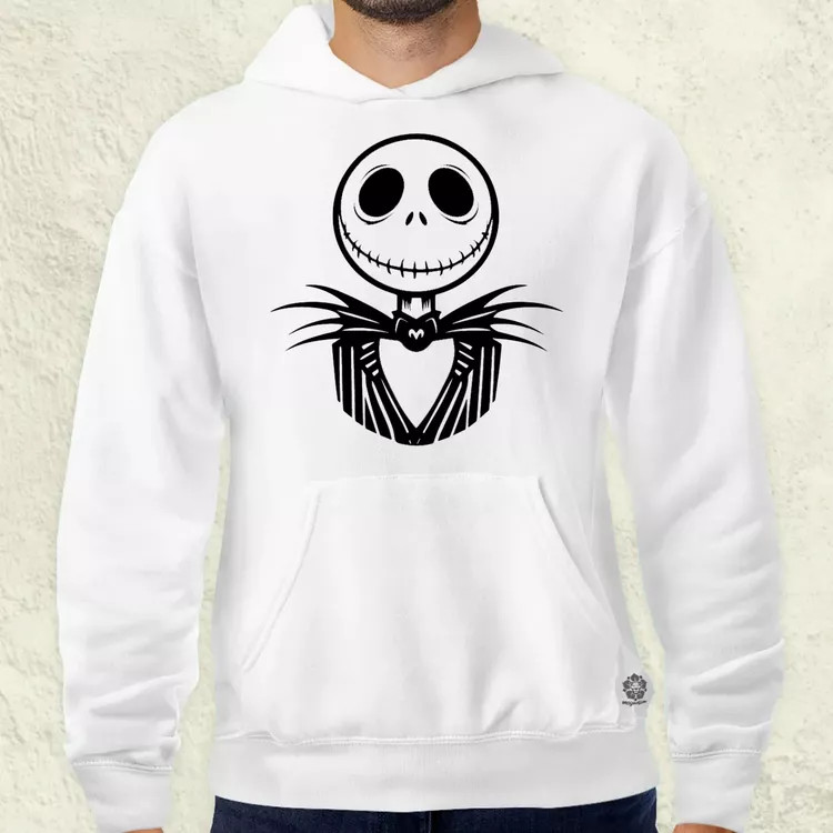 Jack Skellington fanart v2 férfi pulóver