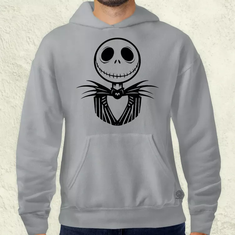 Jack Skellington fanart v2 férfi pulóver
