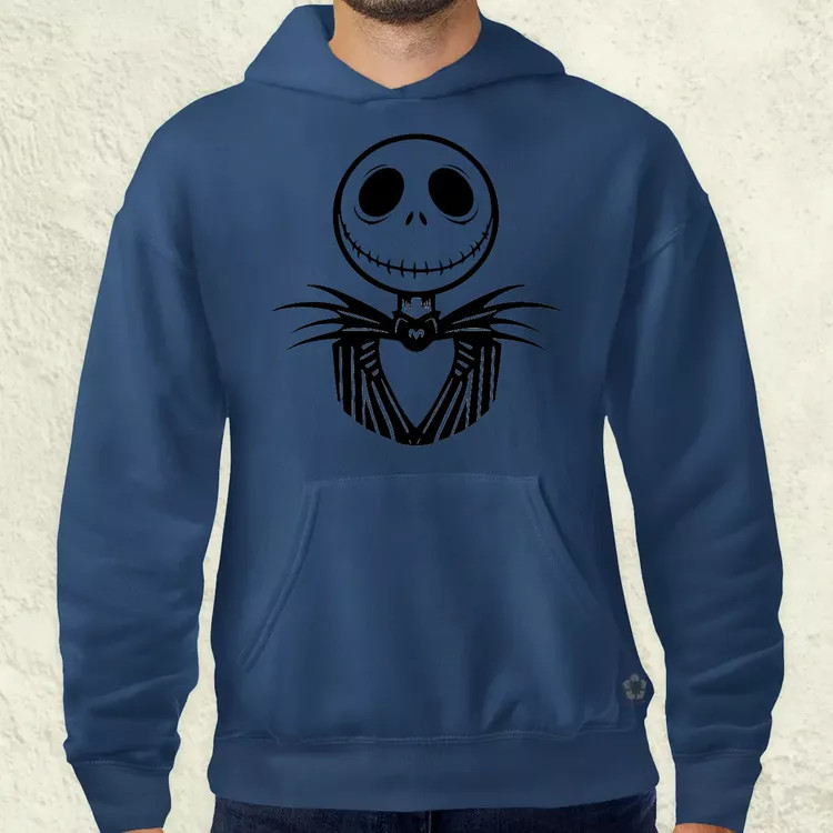 Jack Skellington fanart v2 férfi pulóver