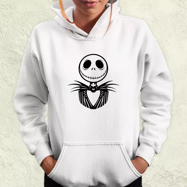 Jack Skellington fanart v2 női pulóver