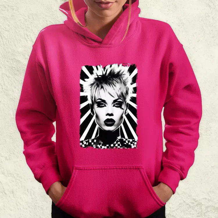 Pop art punk portré v1 női pulóver