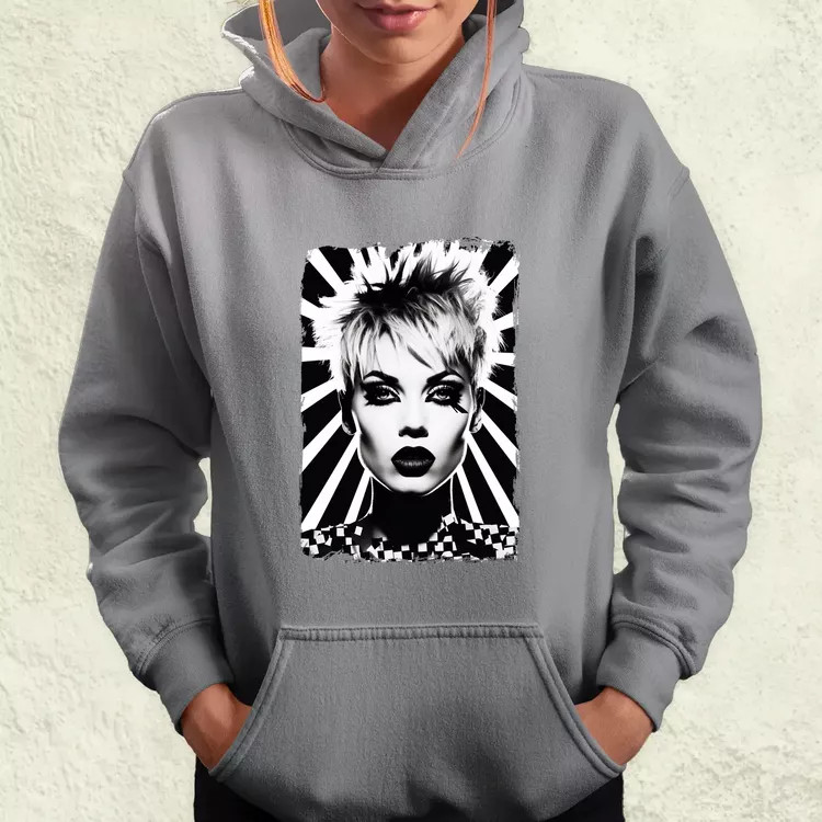 Pop art punk portré v1 női pulóver