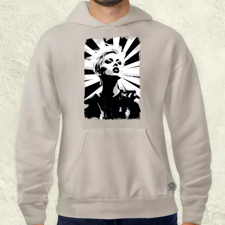 Pop art punk portré v2 férfi pulóver