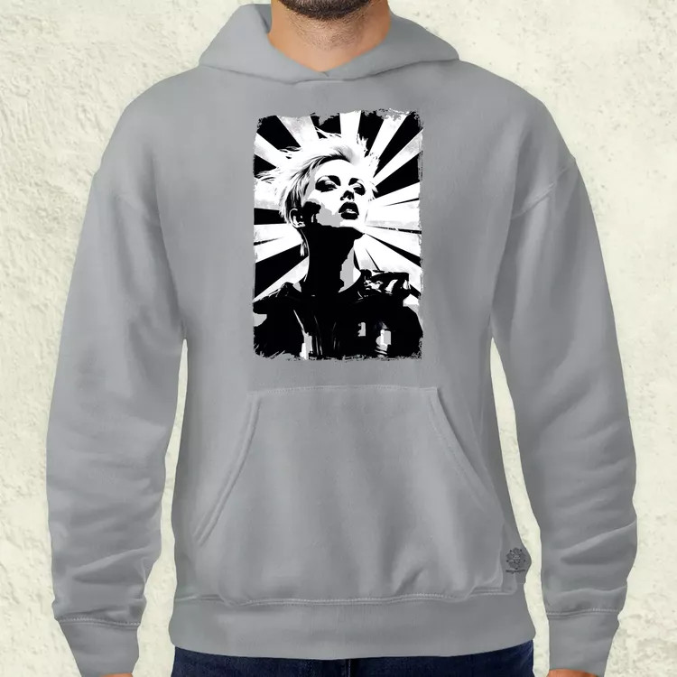 Pop art punk portré v2 férfi pulóver