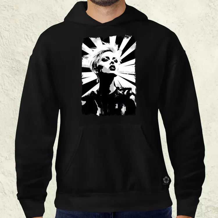 Pop art punk portré v2 férfi pulóver