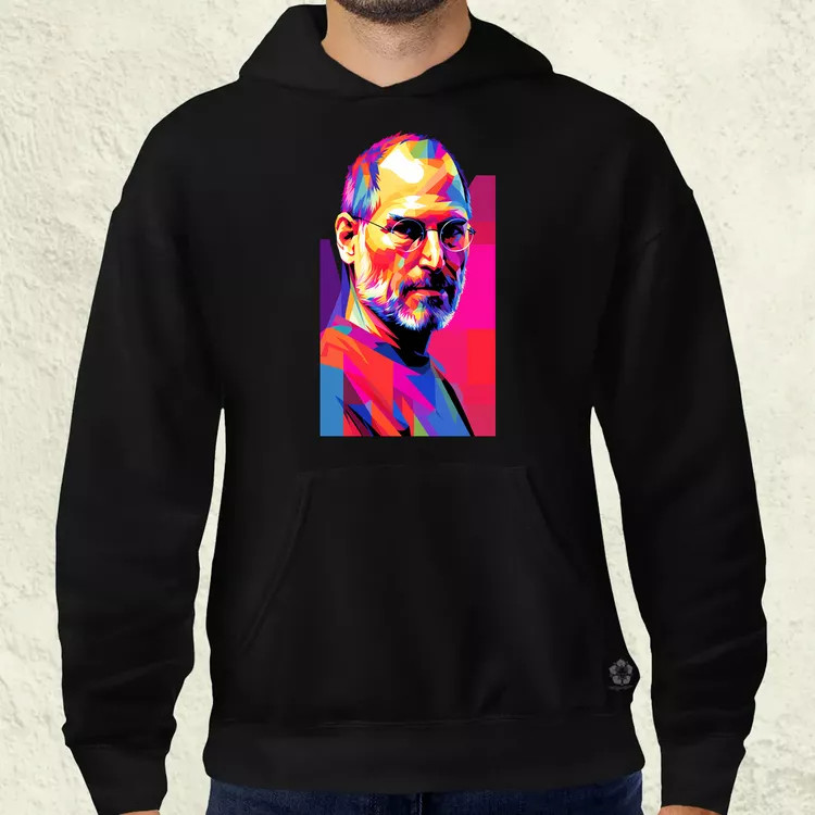 Pop art Steve Jobs v2 férfi pulóver