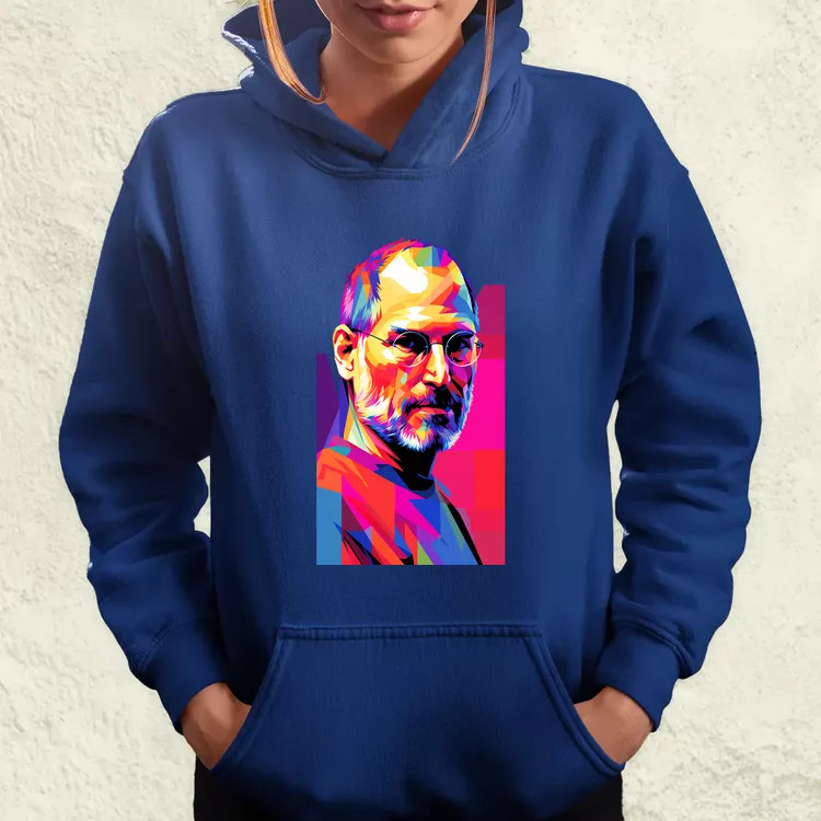 Pop art Steve Jobs v2 női pulóver