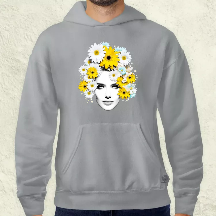 Pop art százszorszép férfi pulóver