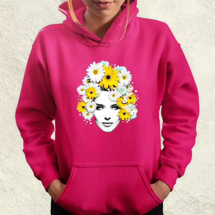 Pop art százszorszép női pulóver