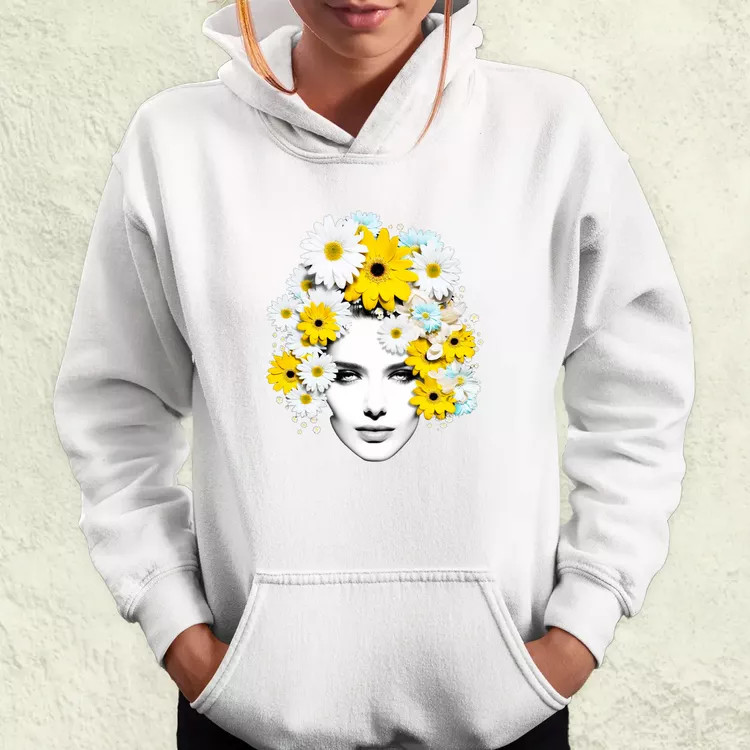Pop art százszorszép női pulóver
