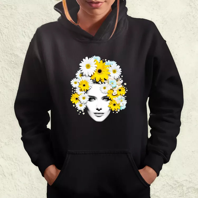 Pop art százszorszép női pulóver