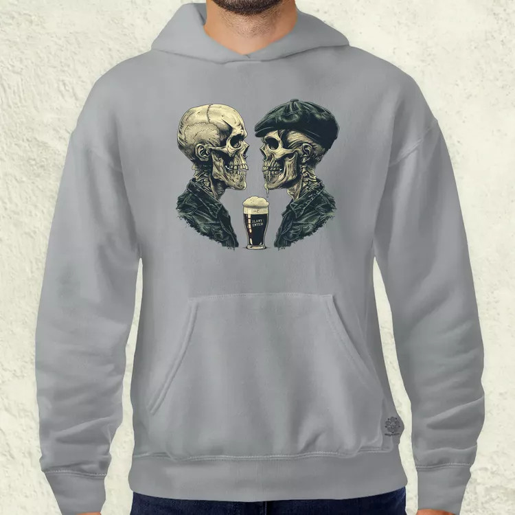 Punk koponyák v3 férfi pulóver